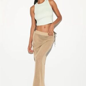 NWT Spiritual Gangster Carmen Crochet Skirt